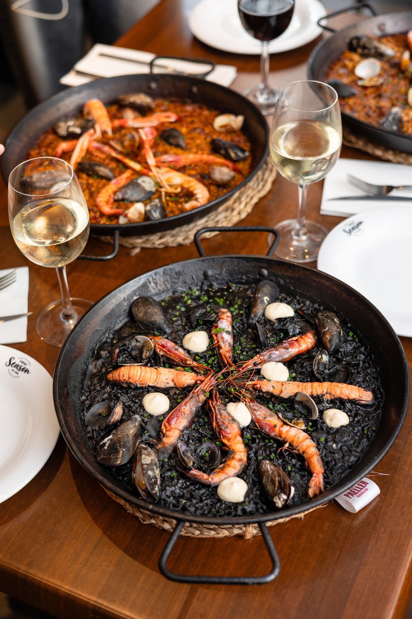 Menu Paella et Tapas chez Season