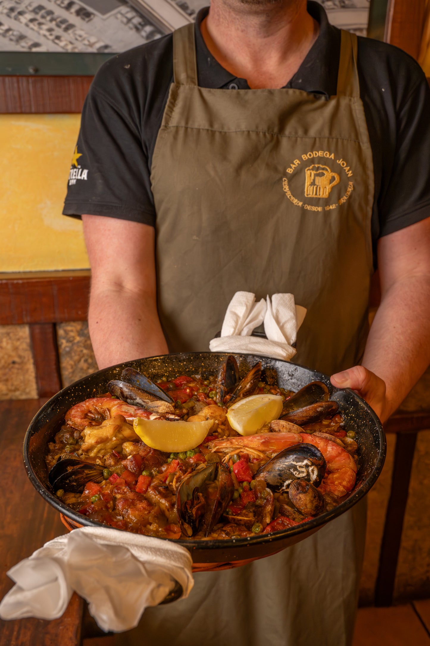 Menu Paella chez Bodega Joan