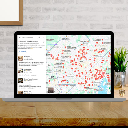 Carte des meilleurs restaurants de Barcelone